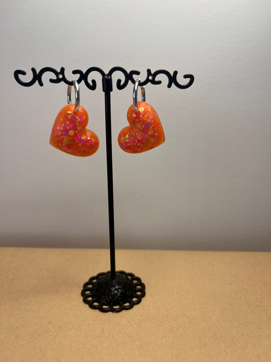 Betsy Heart Huggies and Studs