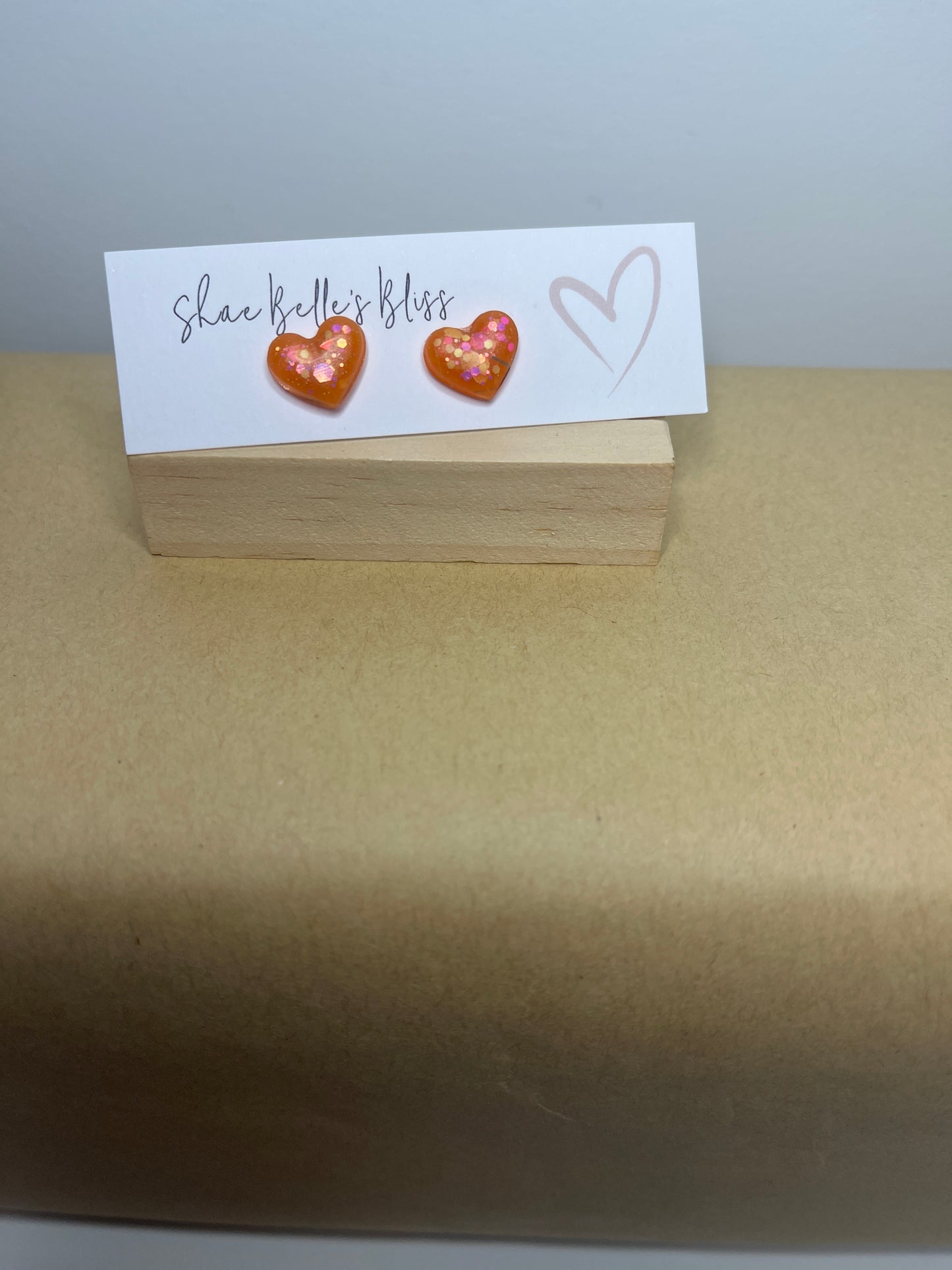 Betsy Heart Studs