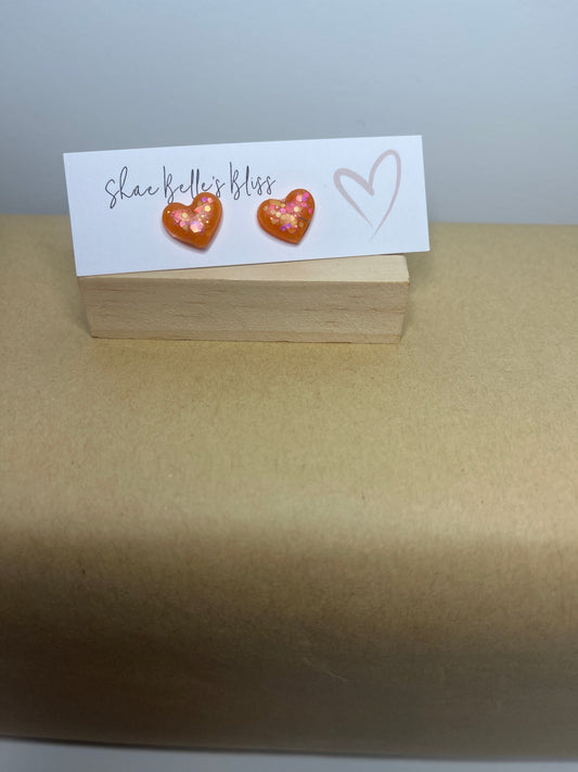 Betsy Heart Studs