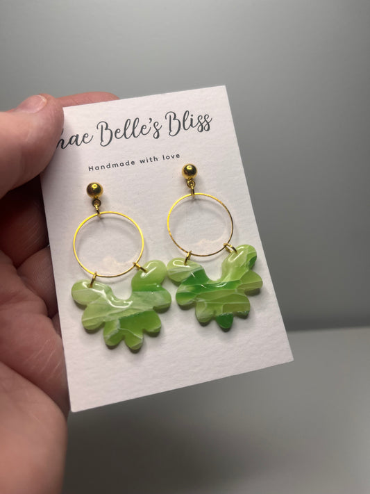 Emi Petal Hoop Dangle