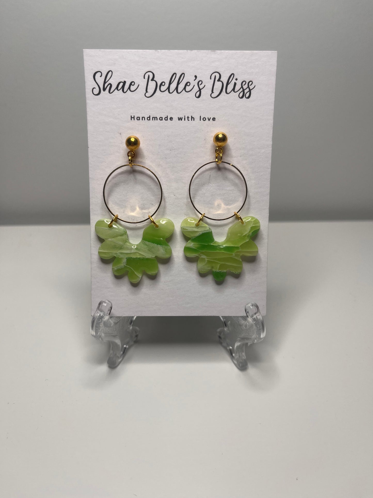 Emi Petal Hoop Dangle