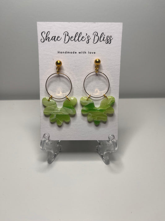 Emi Petal Hoop Dangle